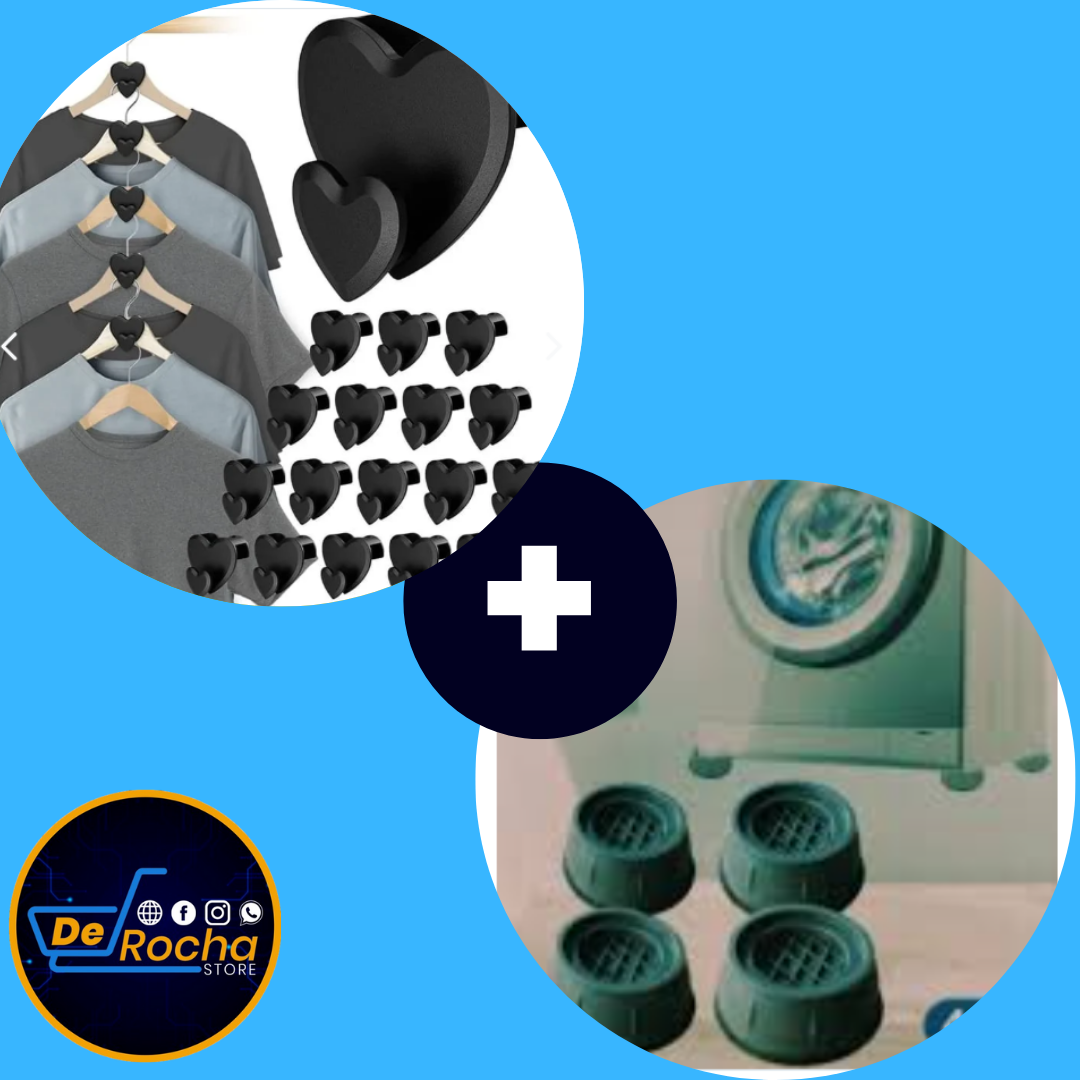 combo soporte lavadora+espaciadores x7